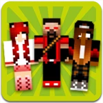 herobrine skins for minecraft android application logo